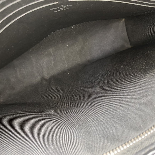 Pochette Voyag MM Monogram Coated Canvas Black