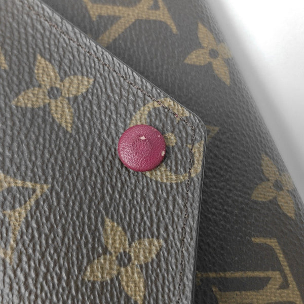 VICTORINE Monogram Coated Canvas Brown Wallet