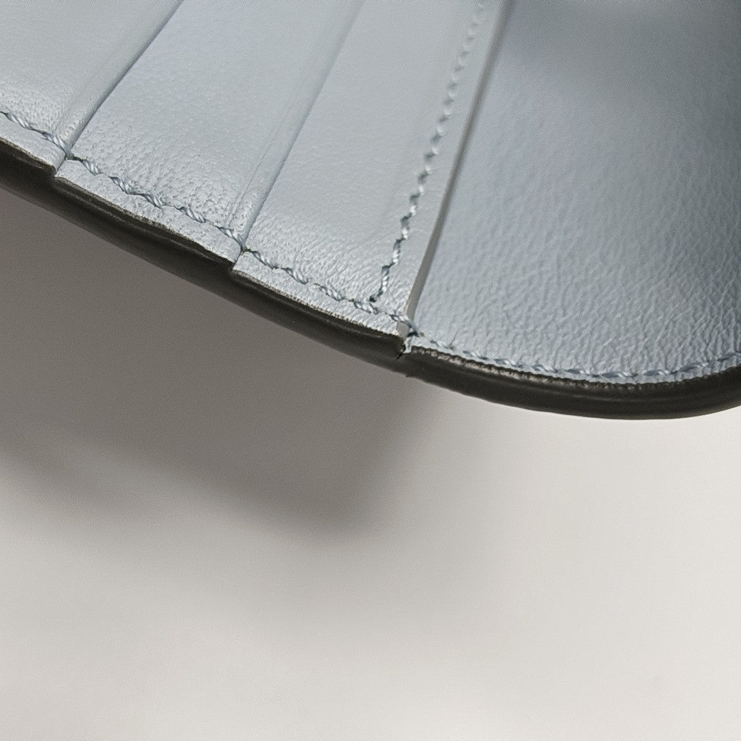 BIKER Calfskin Gray Wallet