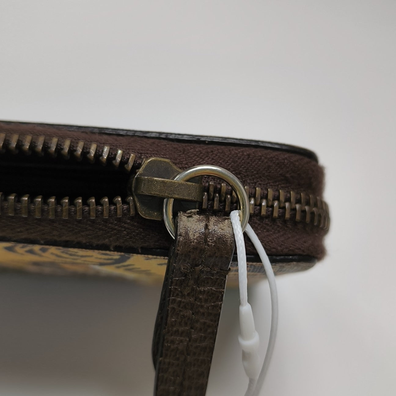 Monogram Coated Canvas Wallet Brown