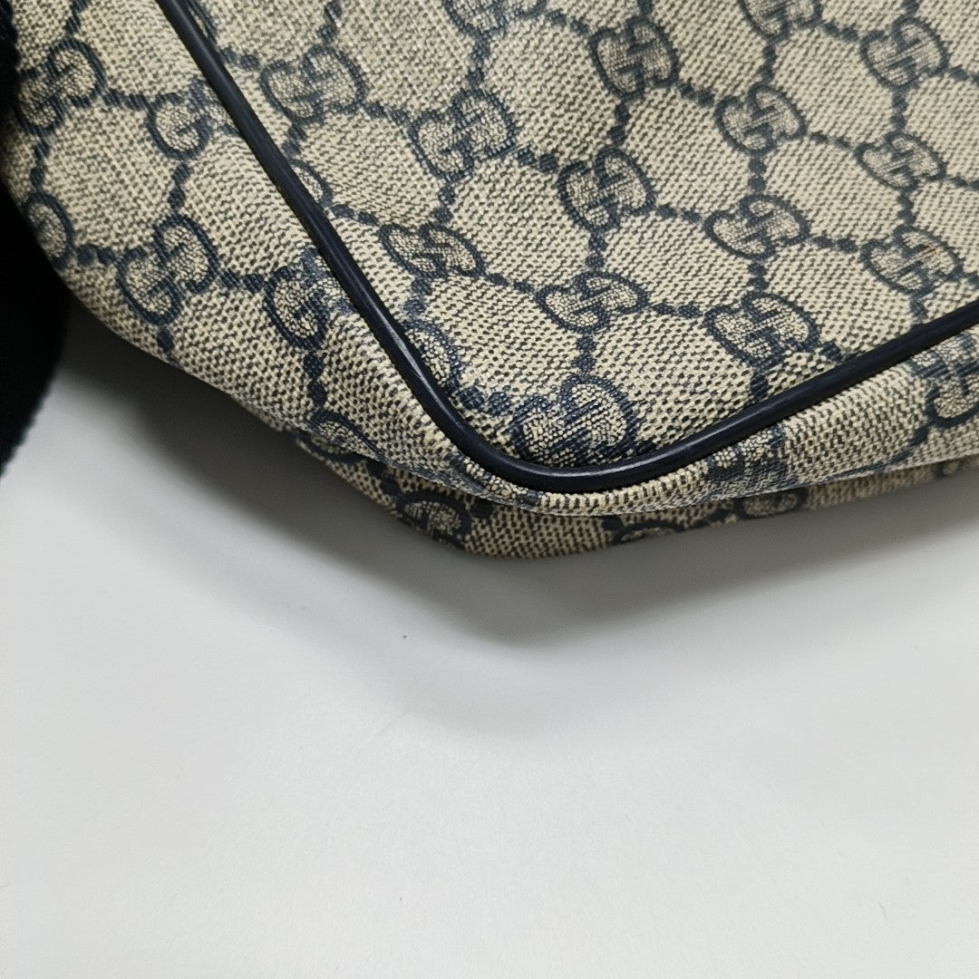 Monogram Coated Canvas Shoulder Bag Brown