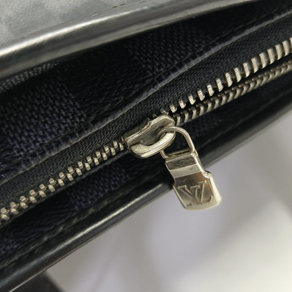 TADAO MM Damier Graphite Coated Canvas Gray