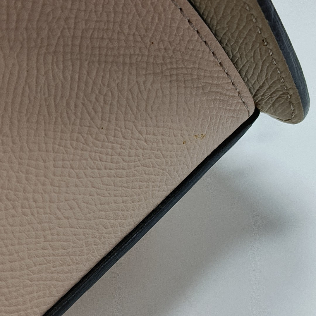 Calfskin Top Handle Bag Pink
