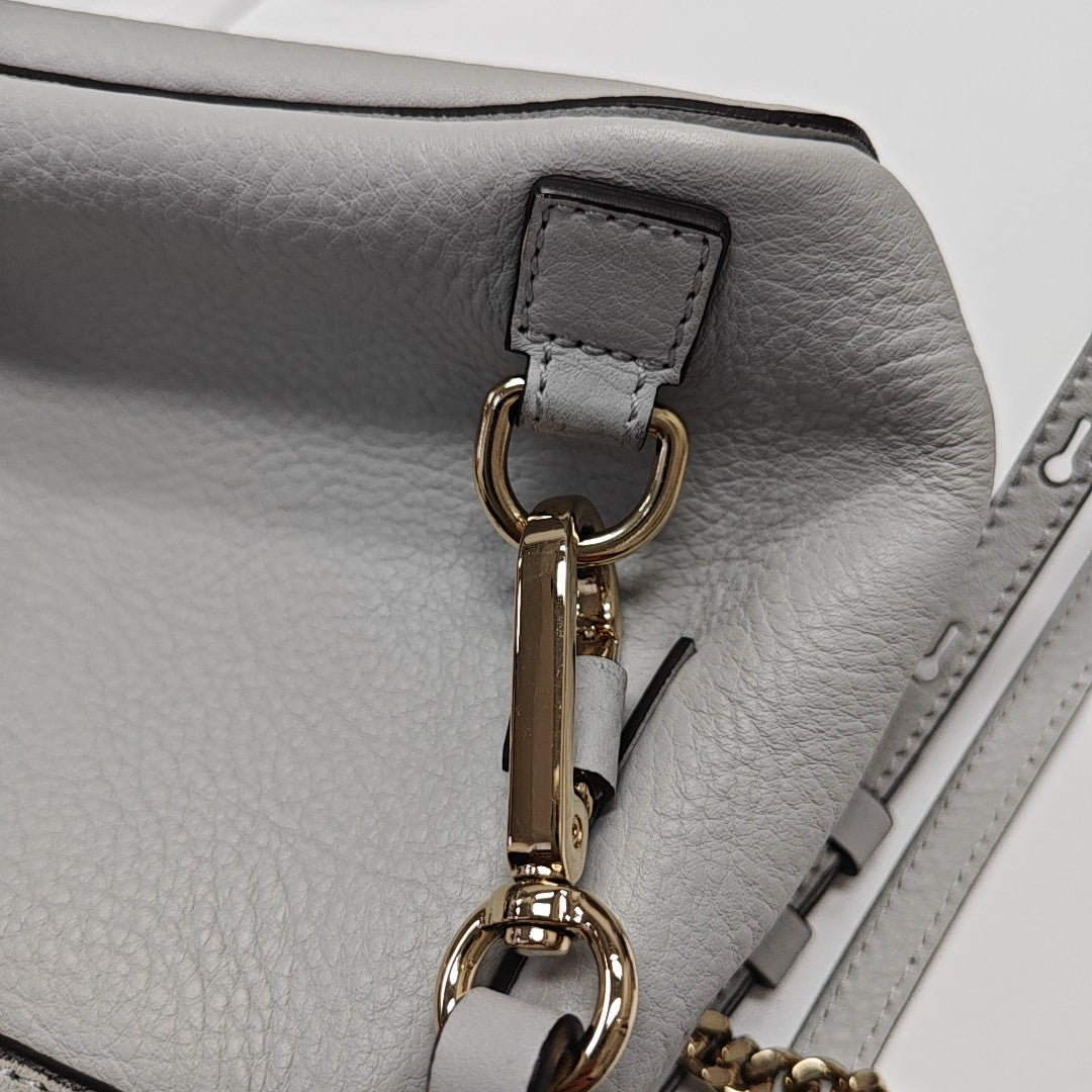 Faye Mini Quilted Calfskin Blue