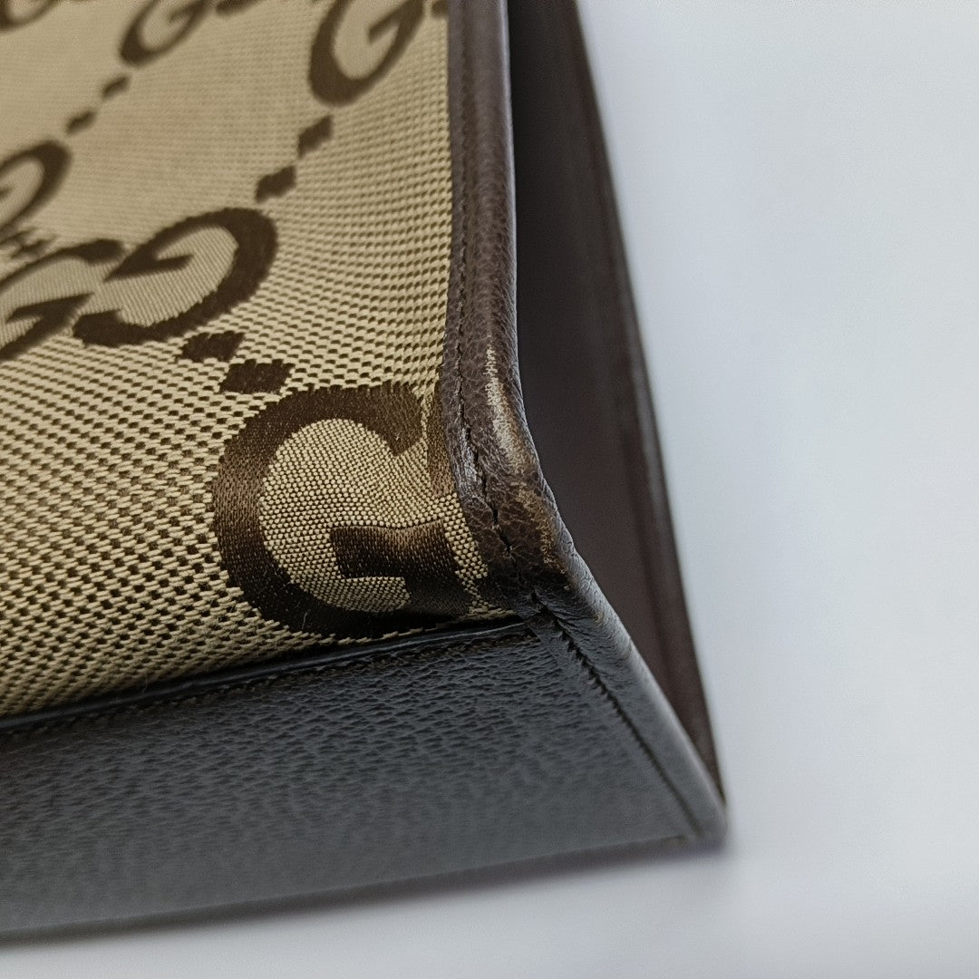 Jumbo Monogram Canvas Beige