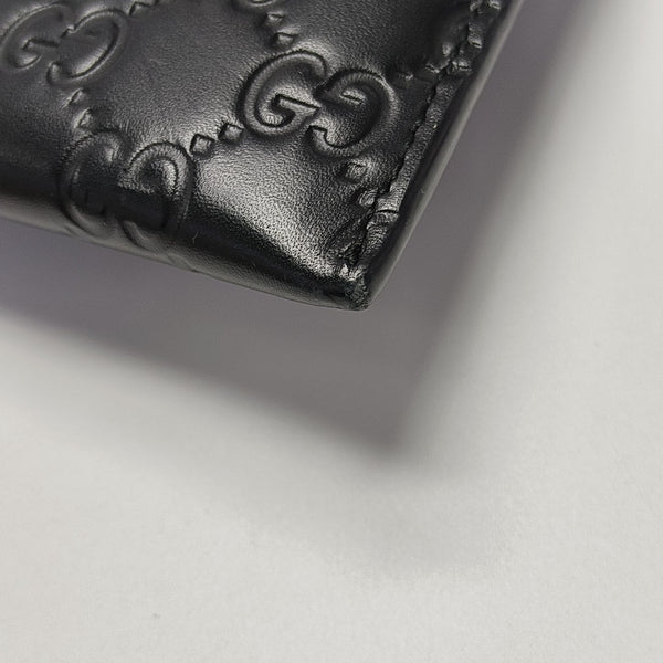 Signature Monogram Calfskin Black Wallet