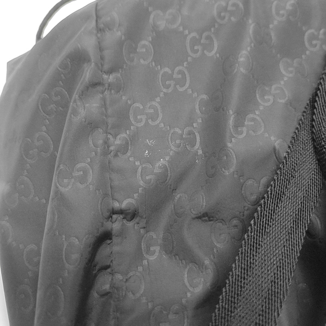 Monogram Nylon Backpack Black