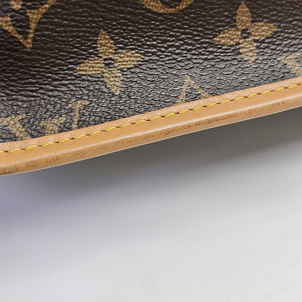 DIANE Monogram Coated Canvas Brown