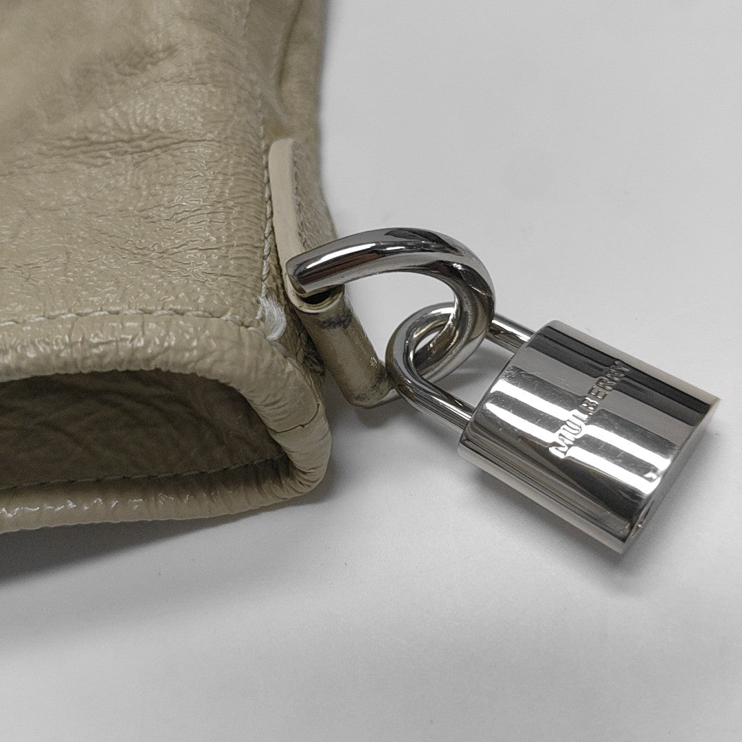 Calfskin Shoulder Bag Gray