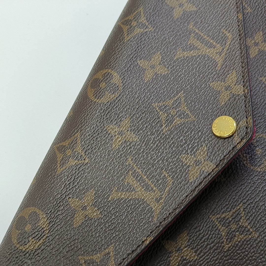 FÉLICIE Monogram Coated Canvas Brown