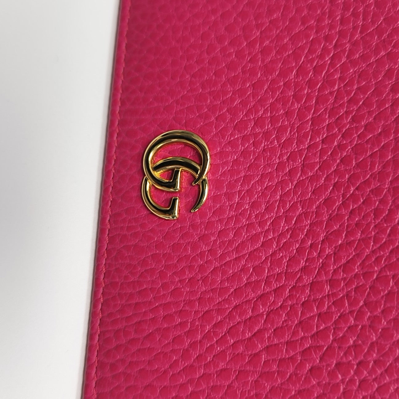 GG Marmont Mini Calfskin Purple Wallet