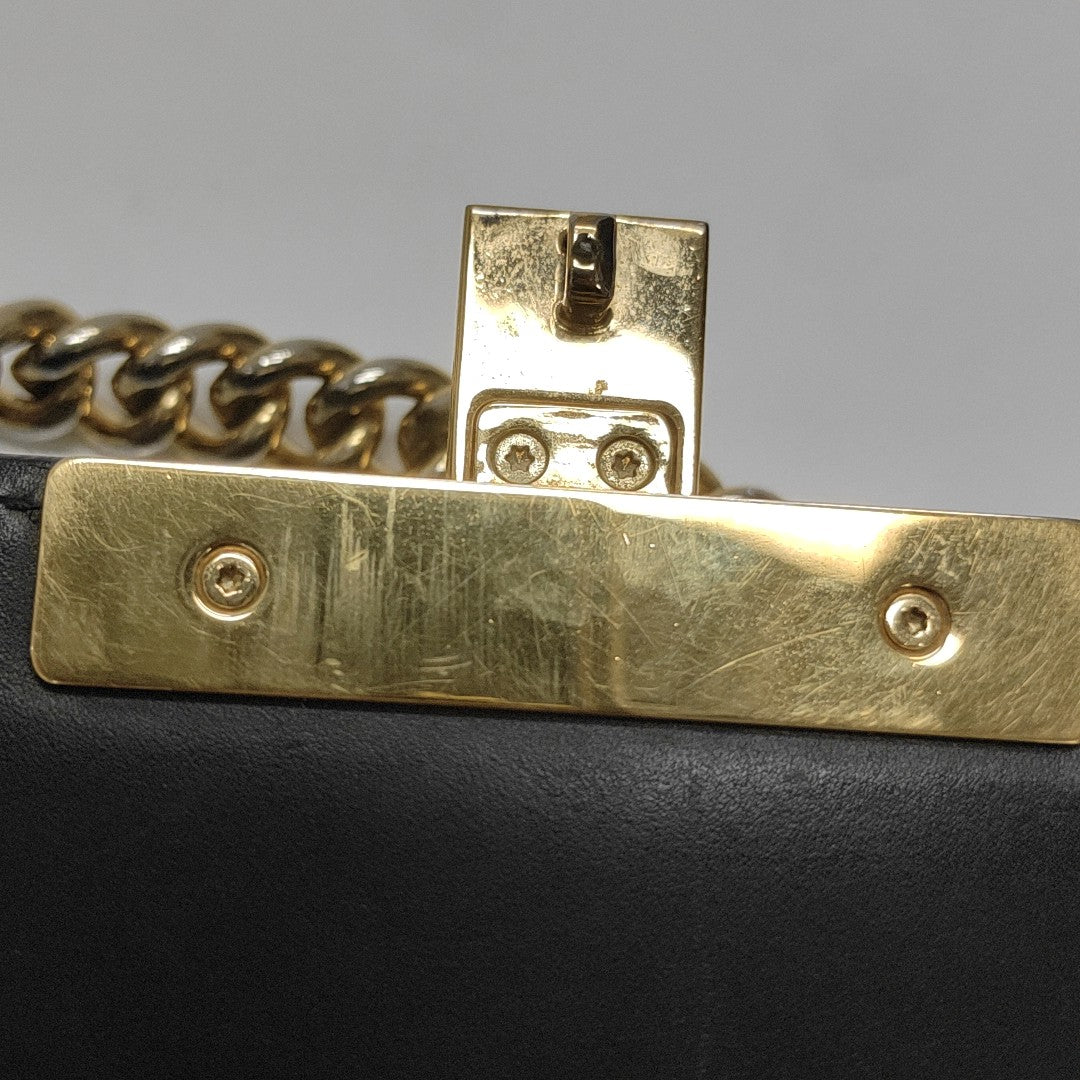 Padlock Small Monogram Calfskin Black