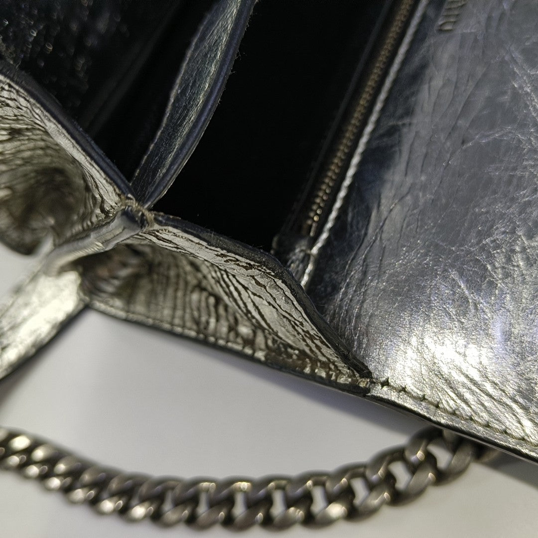 Miu Confidential Calfskin Silver