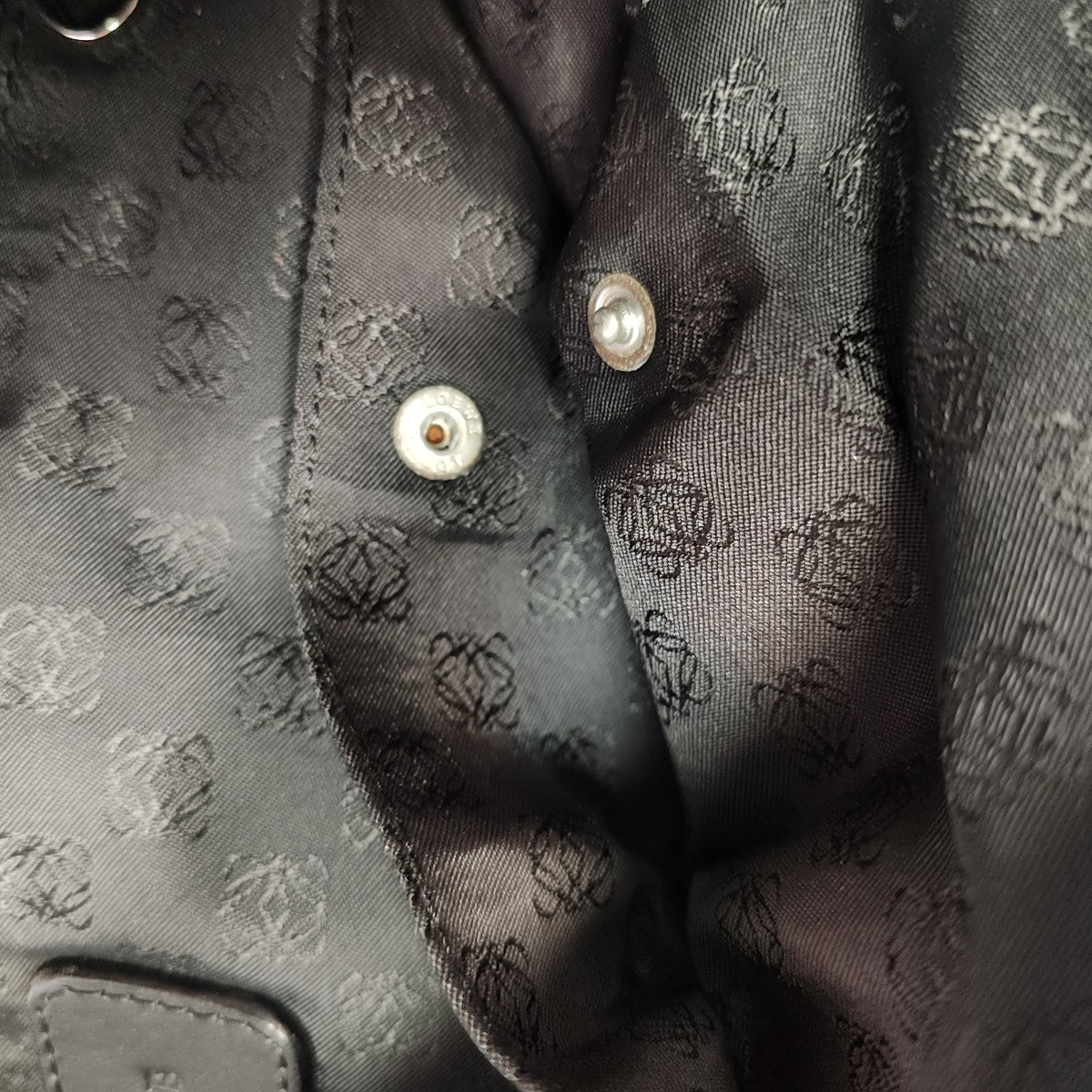 Lambskin Top Handle Bag Black