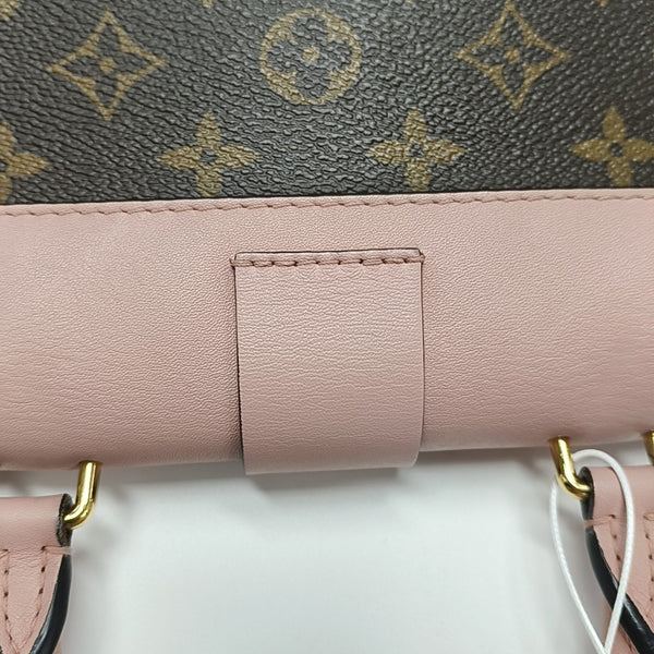 LOCKY BB Monogram Coated Canvas Pink