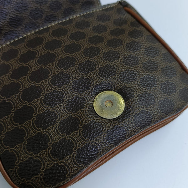 Coated Canvas Wallet Black