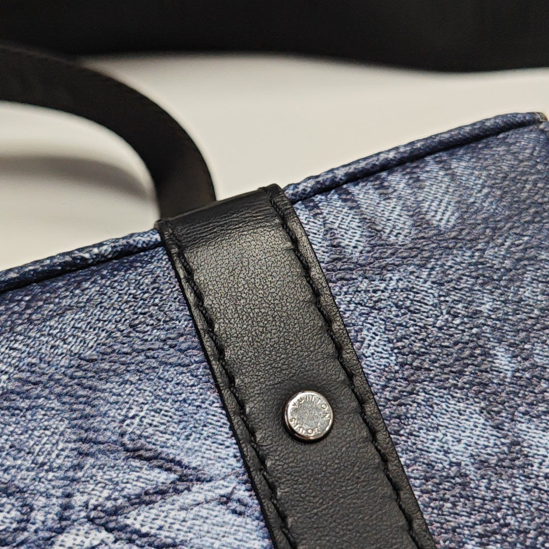 TRUNK Coated Canvas Blue