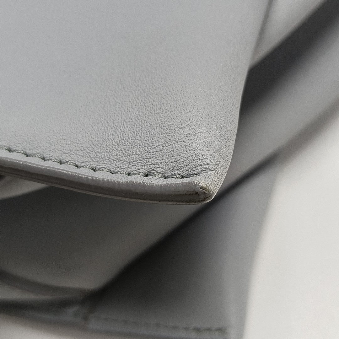TRI FOLD Calfskin Blue