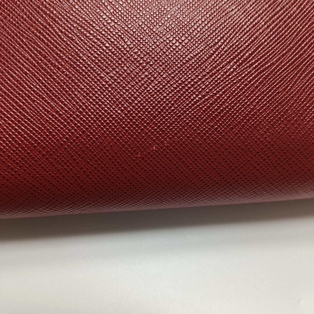 Saffiano Calfskin Red