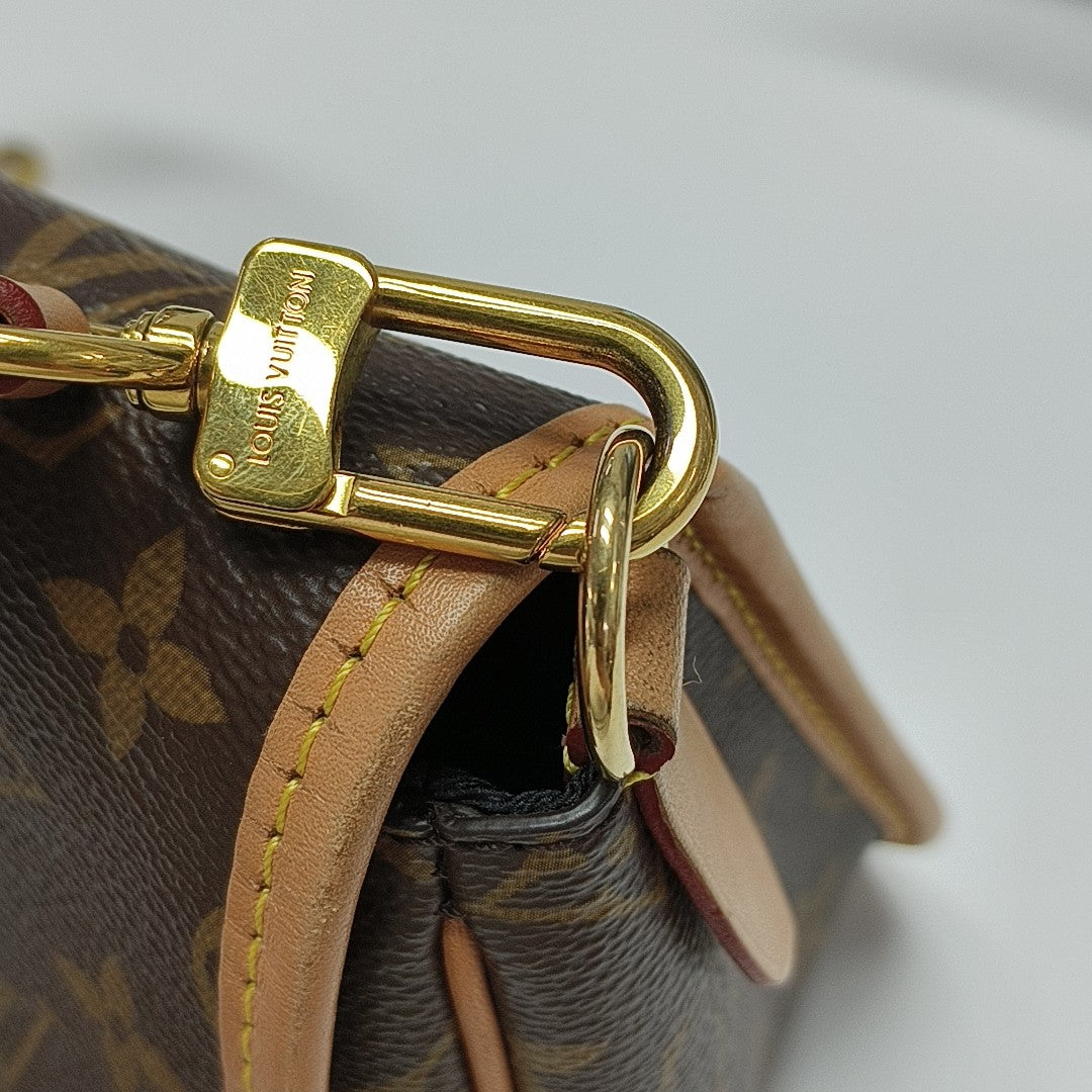 DIANE Monogram Coated Canvas Brown