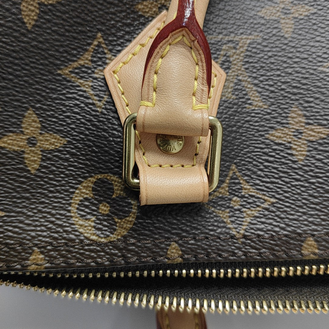 SPEEDY 30 Monogram Coated Canvas Brown