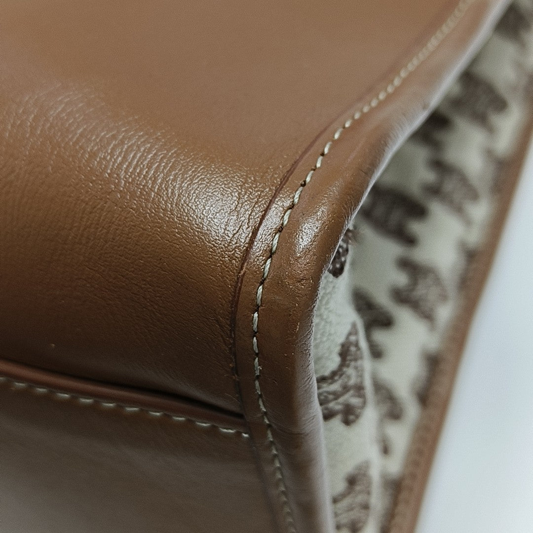 Fabric Tote Bag Brown