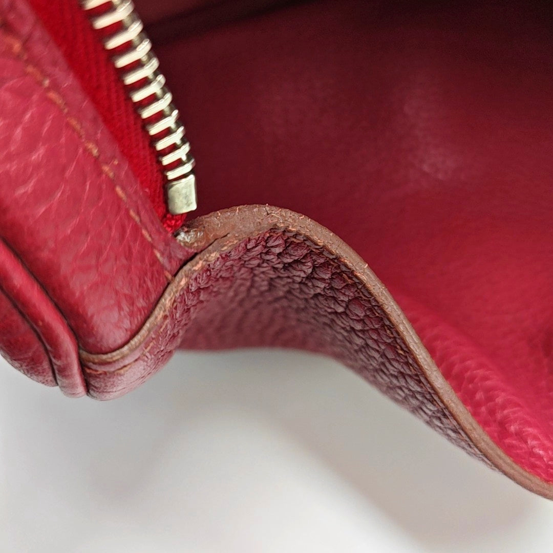 Authenticated pre-owned  Lindy 30 Clemence Red - Shoulder Bag at Looply