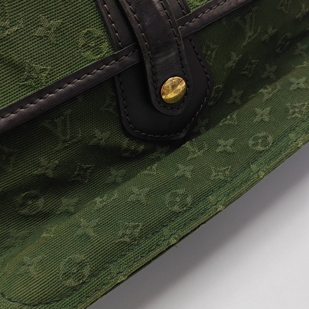 MARY KATE Mini Monogram Canvas Green