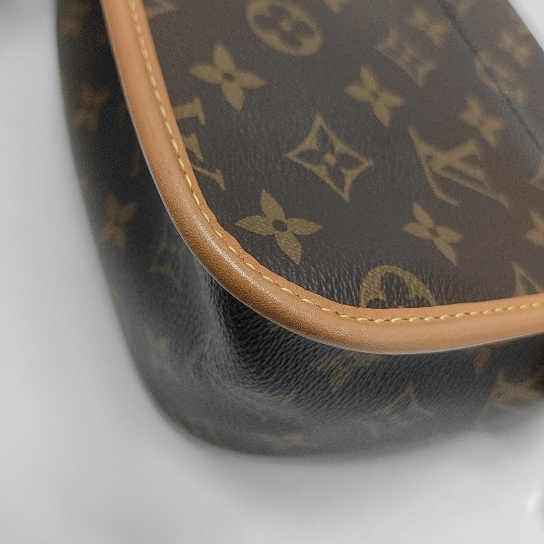 DIANE Monogram Coated Canvas Brown