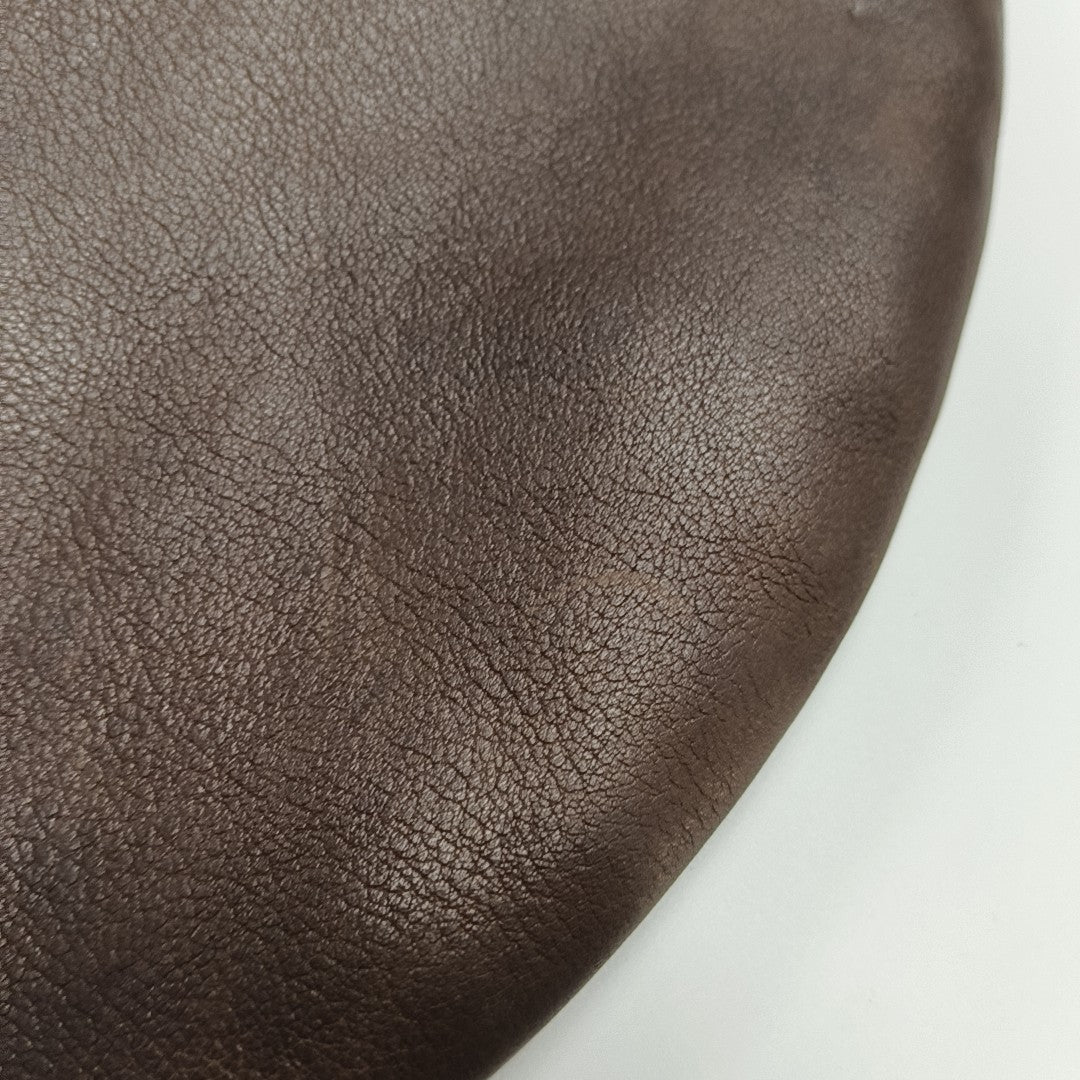 Calfskin Shoulder Bag Brown