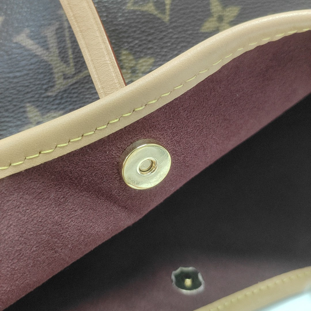 CARRYALL PM Monogram Coated Canvas Brown