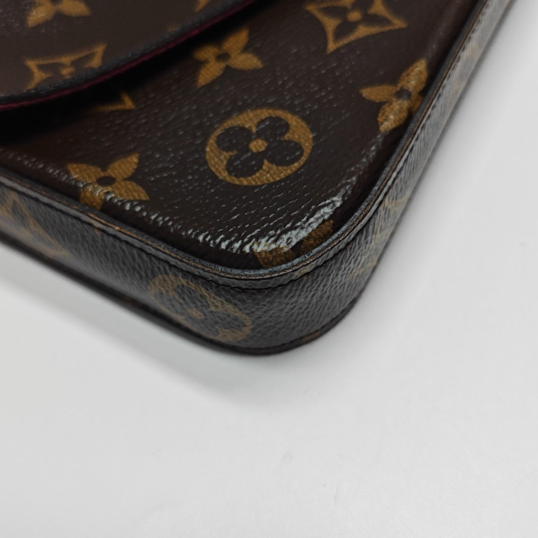 FÉLICIE Monogram Coated Canvas Brown