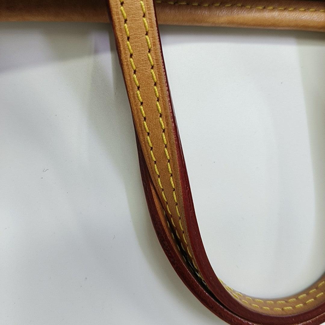 NEVERFULL BB Monogram Coated Canvas Brown