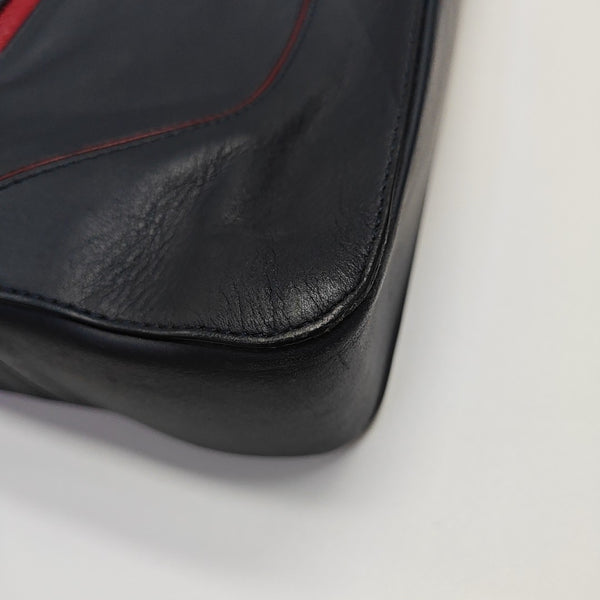 Calfskin Shoulder Bag Blue