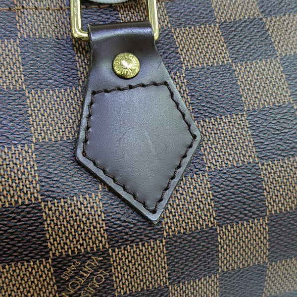 SPEEDY 30 Damier Ebene Coated Canvas Brown
