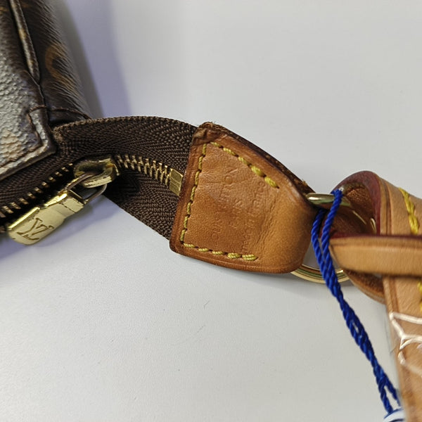 ACCESSOIRES GM Monogram Coated Canvas Brown