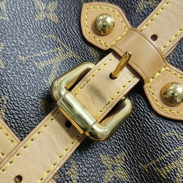 PALERMO GM Monogram Coated Canvas Brown