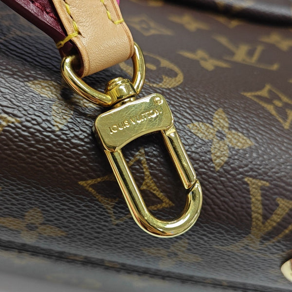 CLUNY PM Monogram Coated Canvas Brown