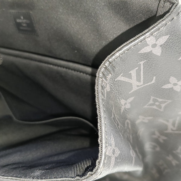 STEAMER Monogram Coated Canvas Black