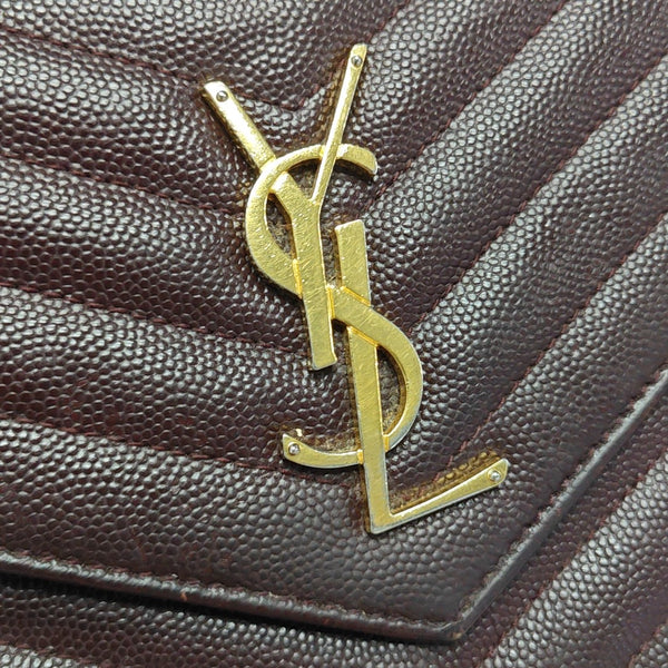 MONOGRAM Medium Chevron Calfskin Red