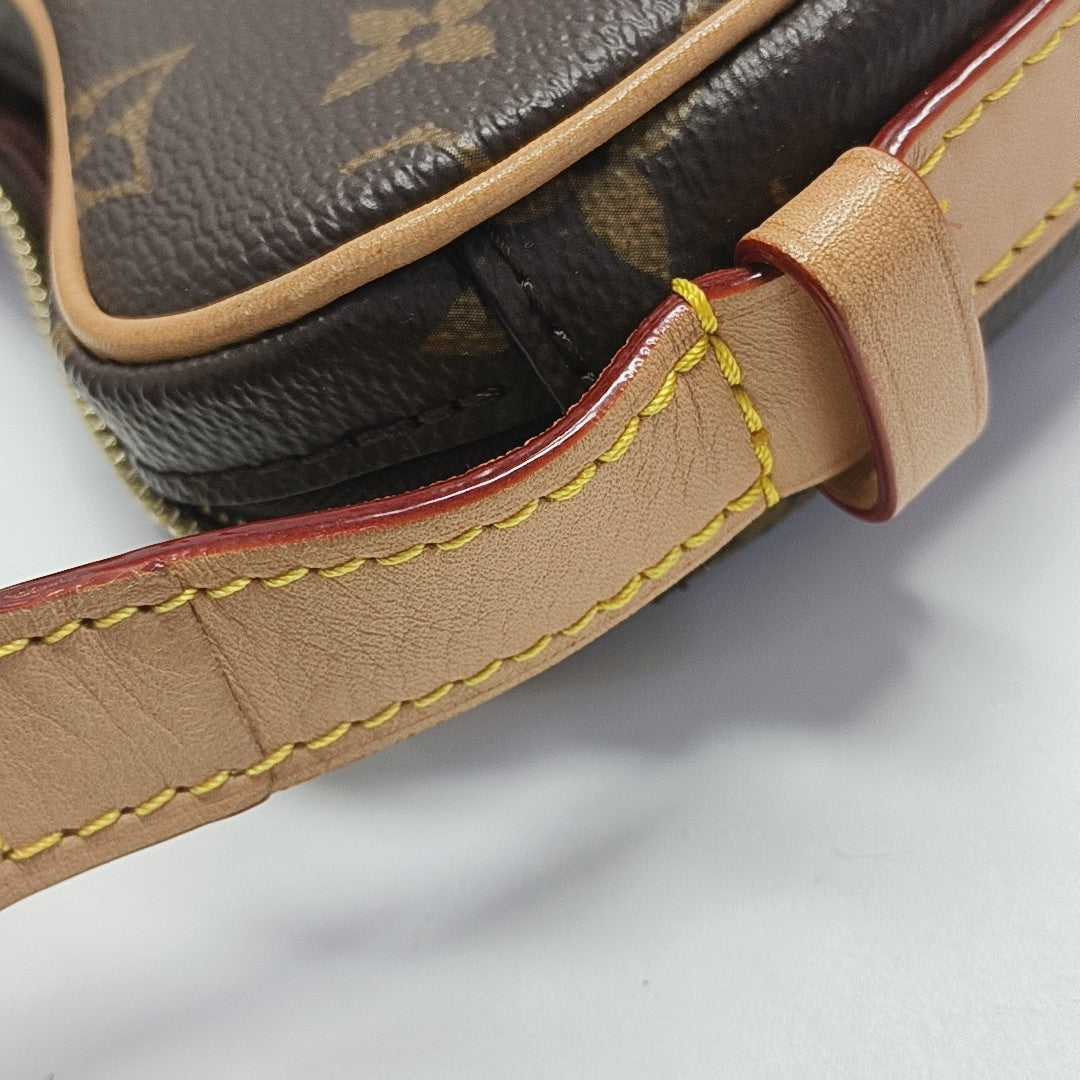 CROISSANT Monogram Coated Canvas Brown