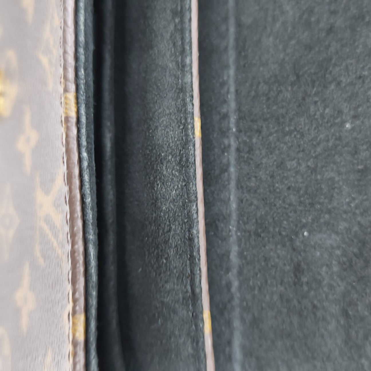 LOCKY BB Monogram Coated Canvas Brown