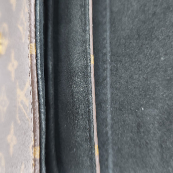 LOCKY BB Monogram Coated Canvas Brown