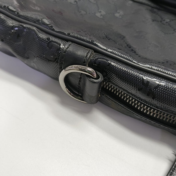 GG Imprime Monogram Coated Canvas Black