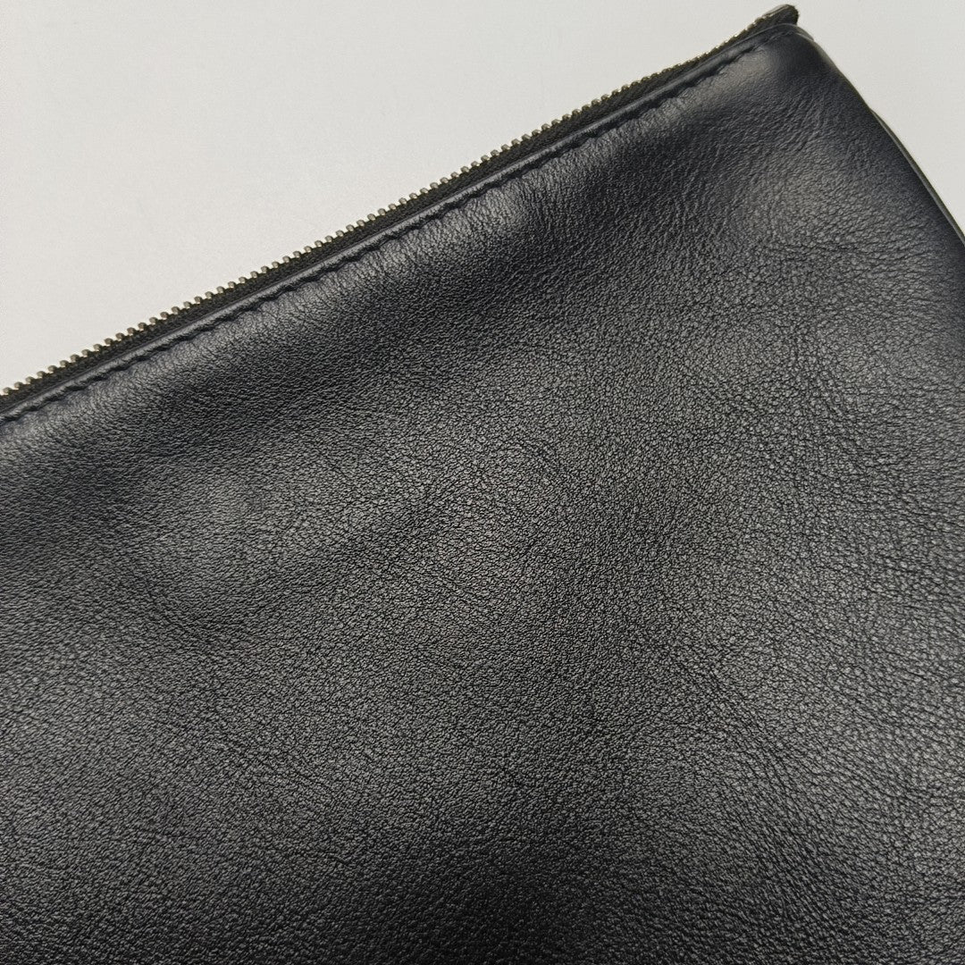 Calfskin Clutch Black