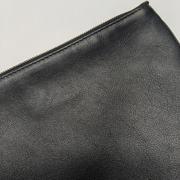 Calfskin Clutch Black
