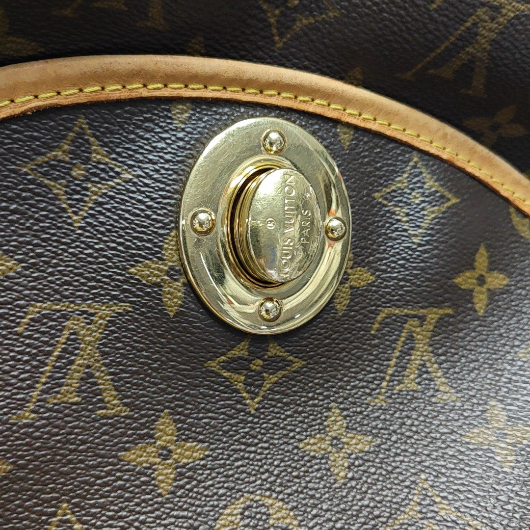 TULUM GM Monogram Coated Canvas Brown