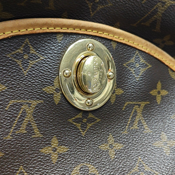 TULUM GM Monogram Coated Canvas Brown