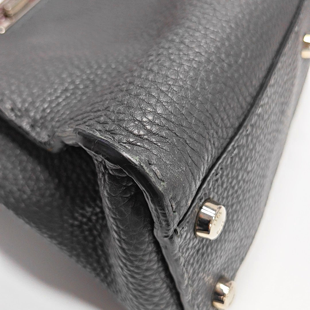 Authenticated pre-owned  Peekaboo Medium Calfskin Gray - Tote Bag at Looply