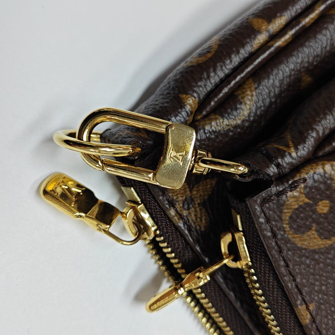 MULTI Monogram Coated Canvas Brown